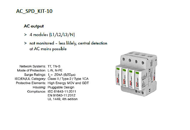 SMA AC Surge Protection Module Kit for CORE1