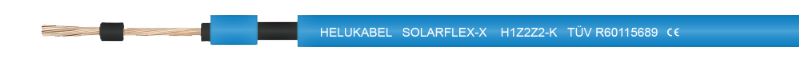 HELUKABEL SOLARFLEX®-X 1x4mm² H1Z2Z2-K blue 100m