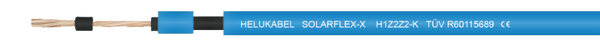 HELUKABEL SOLARFLEX®-X 1x4mm² H1Z2Z2-K blue 500m