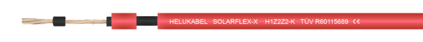 HELUKABEL SOLARFLEX®-X 1x4mm² H1Z2Z2-K red 100m